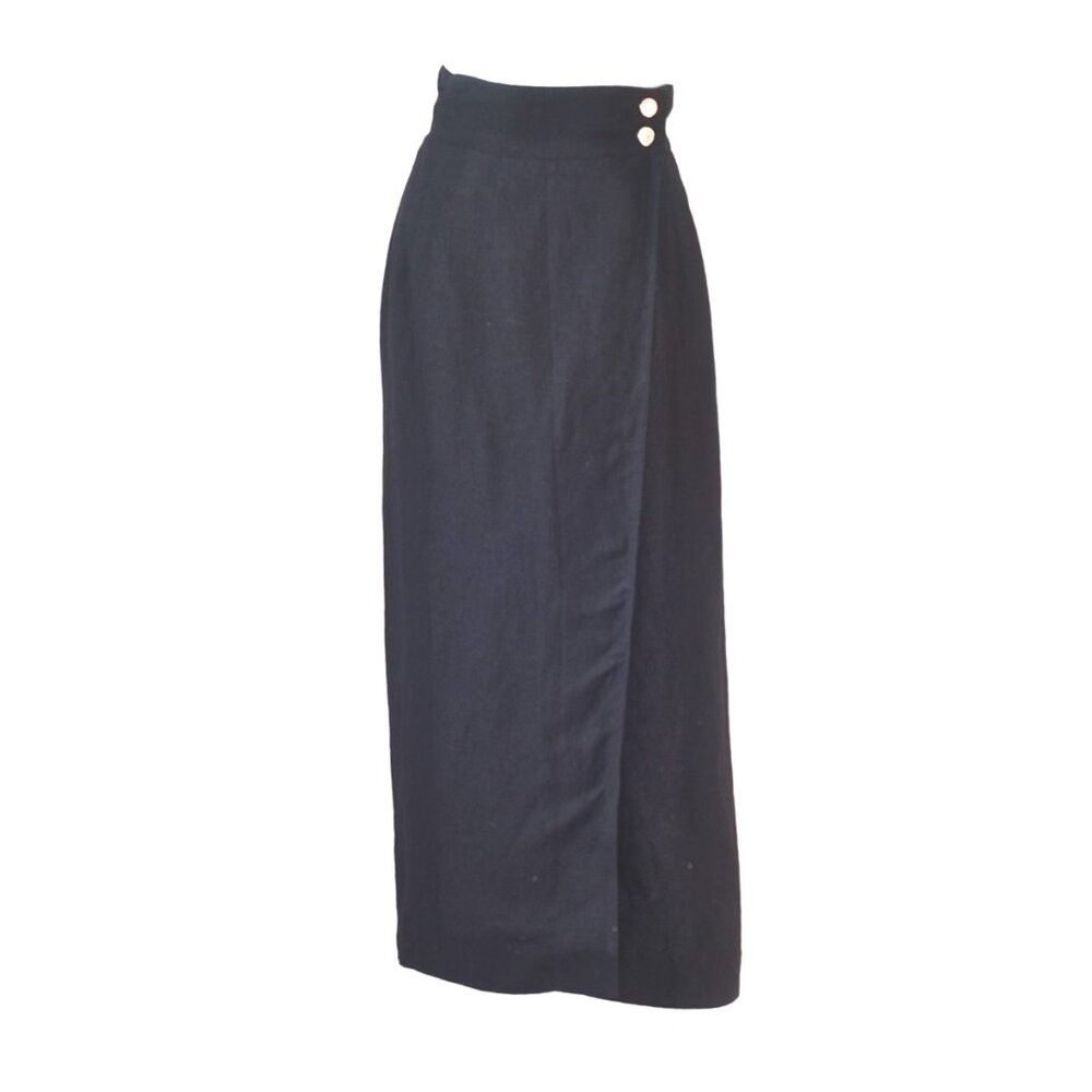 Sate Of Claude Montana 1990's Wraparound Skirt - Italy